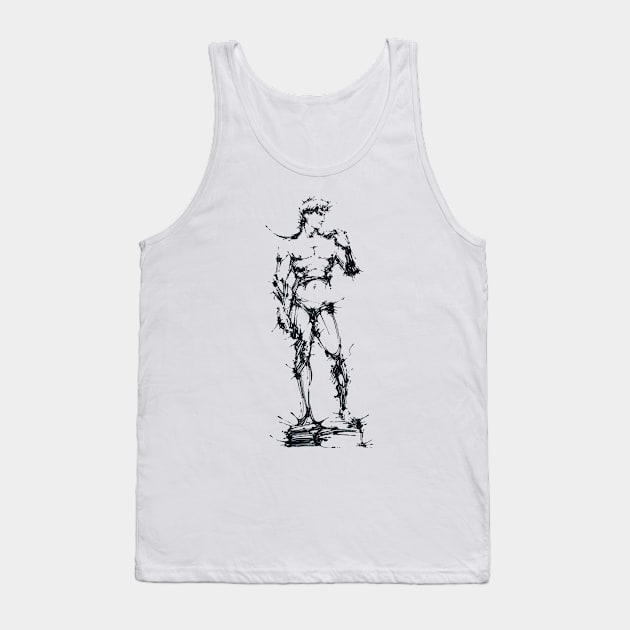 David Ink Tank Top by Dagui